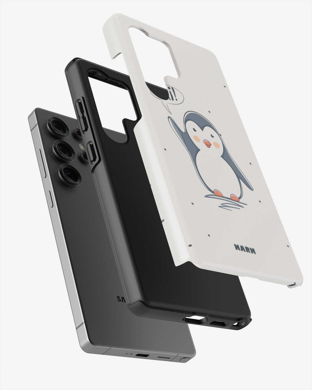 Samsung Galaxy S24 Ultra Tough Case – Cute Penguin - View 2