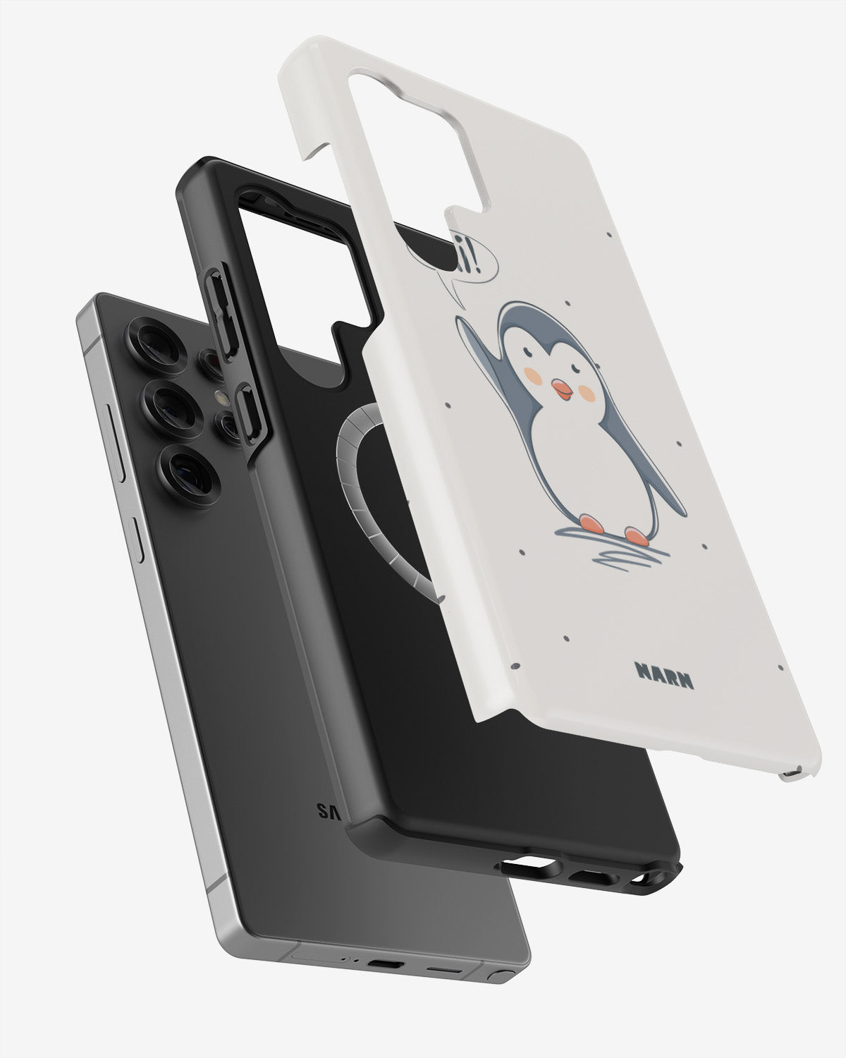 Samsung Galaxy S24 Ultra Tough Case – Cute Penguin - View 2