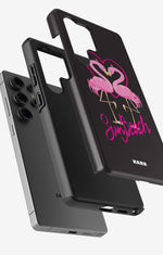 Samsung Galaxy S24 Ultra Tough Case – Beach Flamingo - View 2