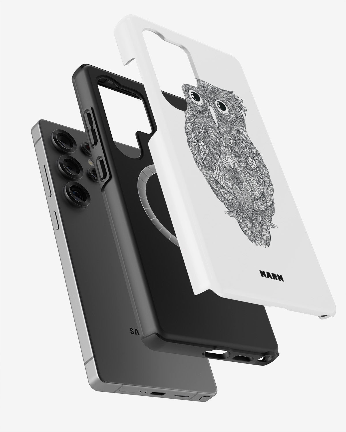 Samsung Galaxy S24 Ultra Tough Case – Owl - View 2