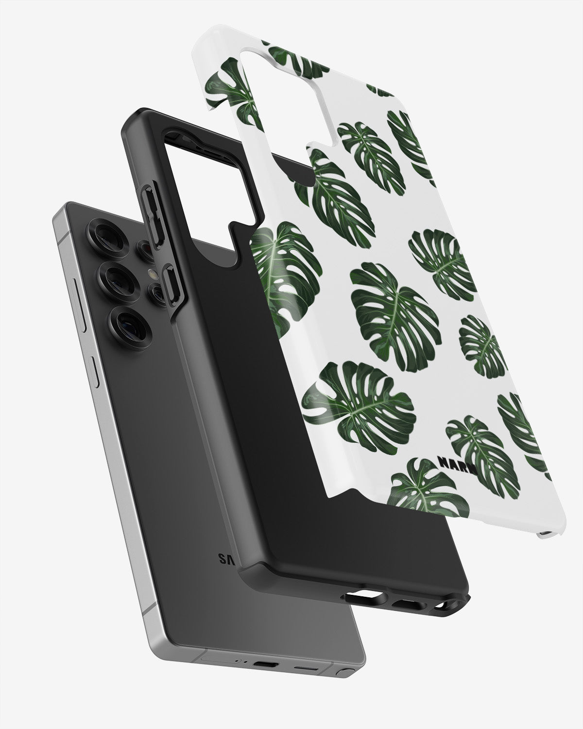 Samsung Galaxy S24 Ultra Tough Case – Monstera Pattern - View 2