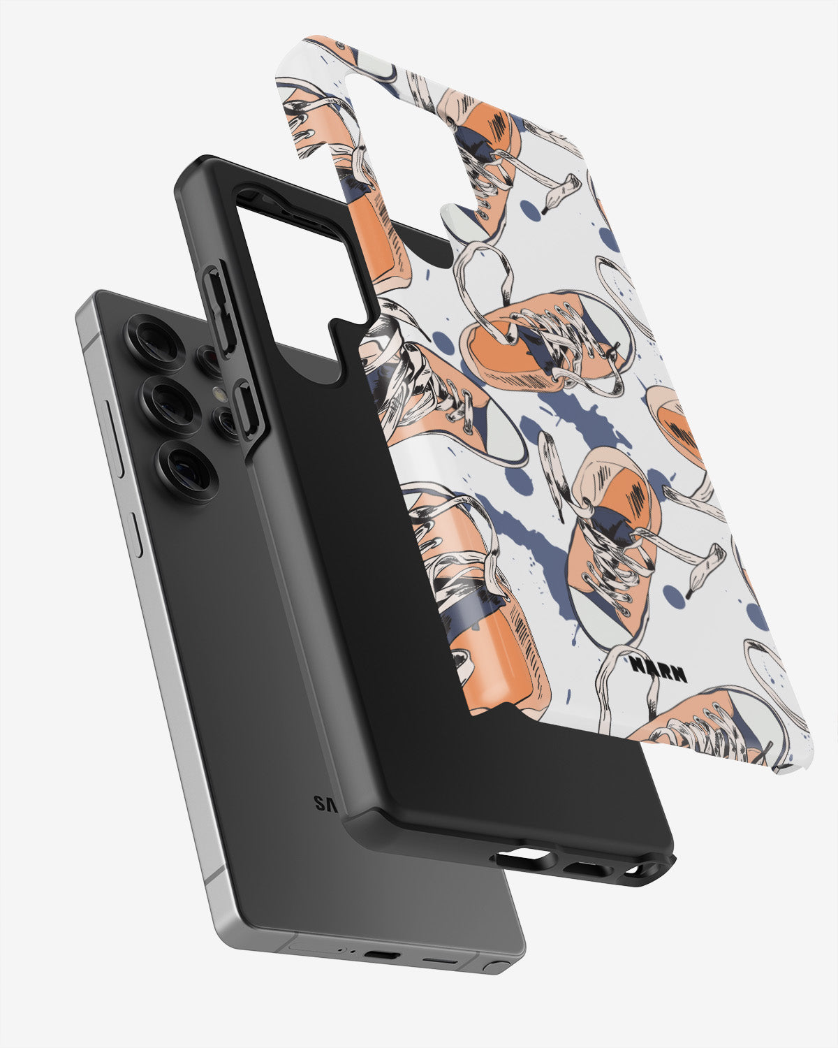 Samsung Galaxy S24 Ultra Tough Case – Apricot Sneakers - View 2
