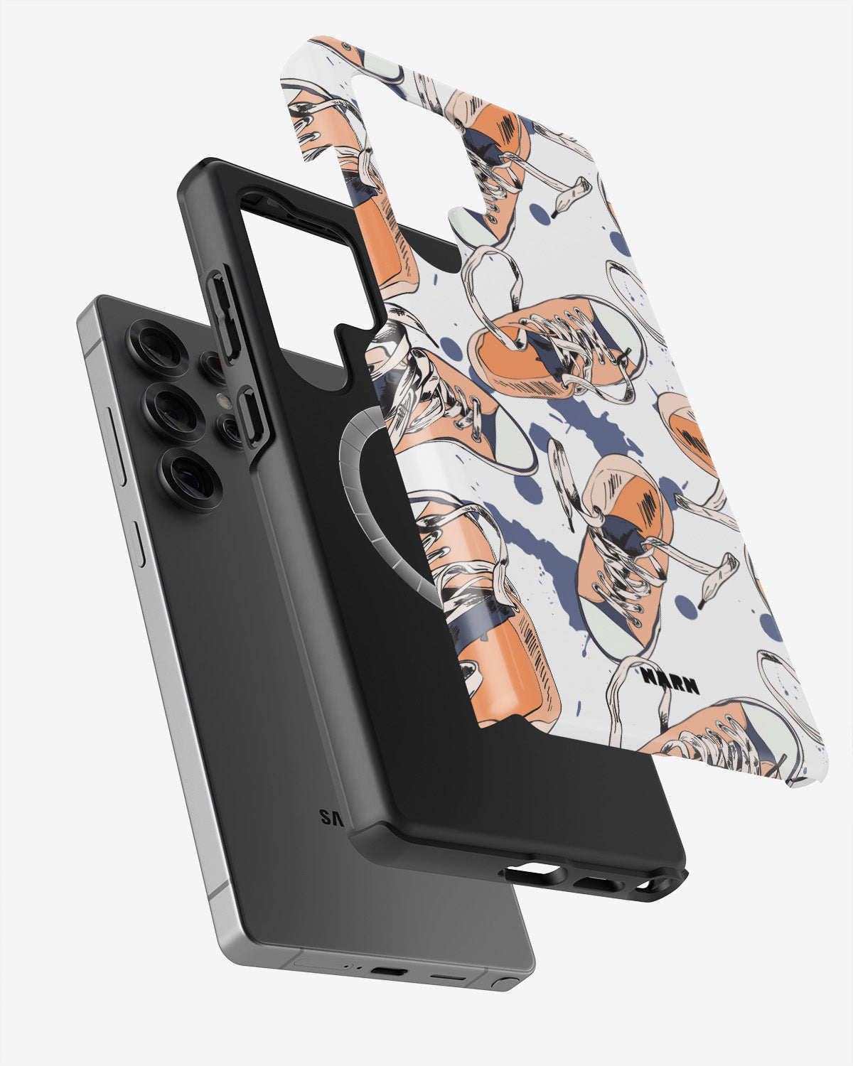 Samsung Galaxy S24 Ultra Tough Case – Apricot Sneakers - View 2