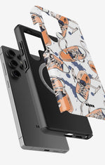 Samsung Galaxy S24 Ultra Tough Case – Apricot Sneakers - View 2