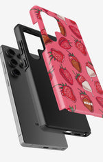 Samsung Galaxy S24 Ultra Tough Case – Strawberry Chocolate - View 2