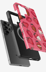 Samsung Galaxy S24 Ultra Tough Case – Strawberry Chocolate - View 2