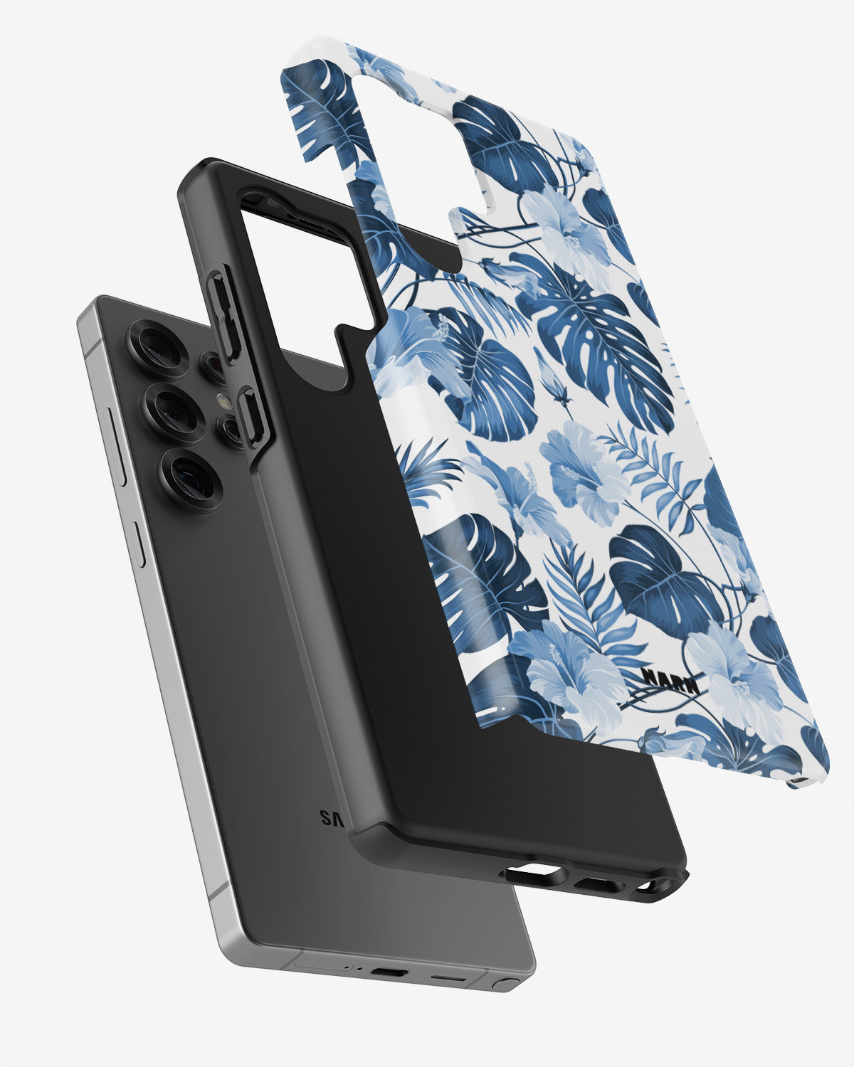 Samsung Galaxy S24 Ultra Tough Case – Blue Tropics - View 2
