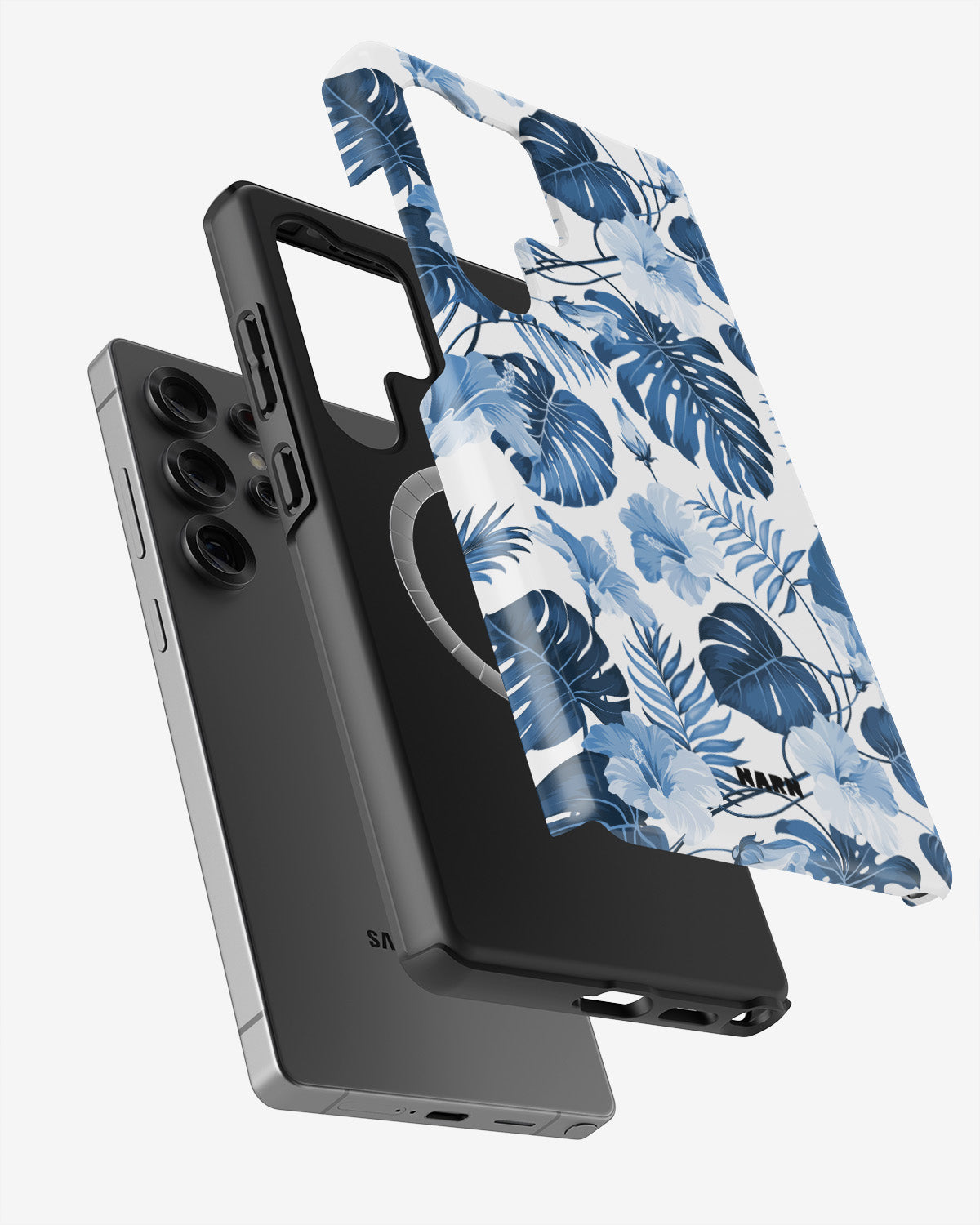 Samsung Galaxy S24 Ultra Tough Case – Blue Tropics - View 2