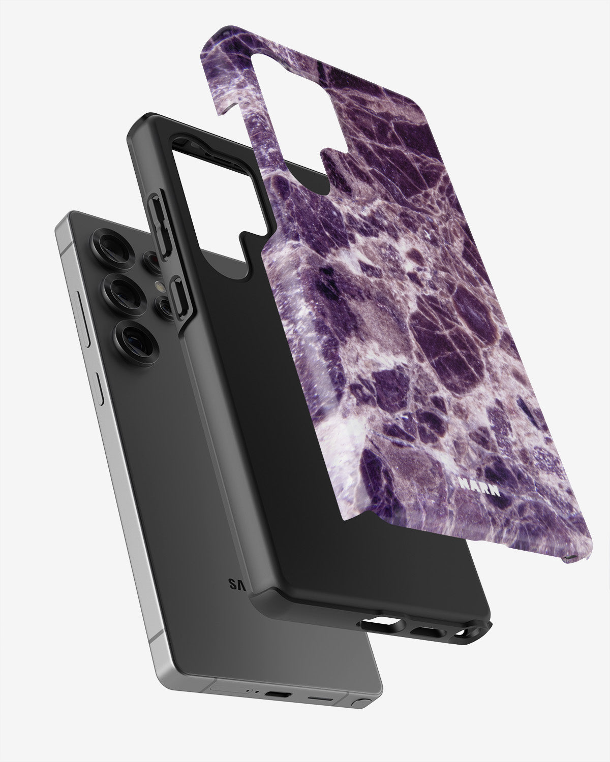 Samsung Galaxy S24 Ultra Tough Case – Purple Marble - View 2
