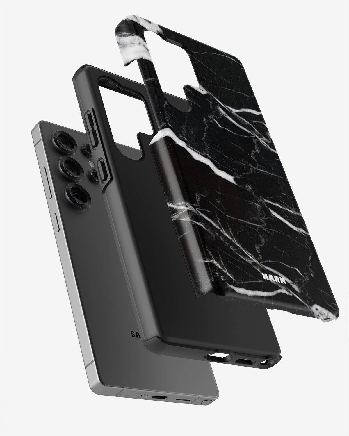Samsung Galaxy S24 Ultra Tough Case – Black Marble - View 2