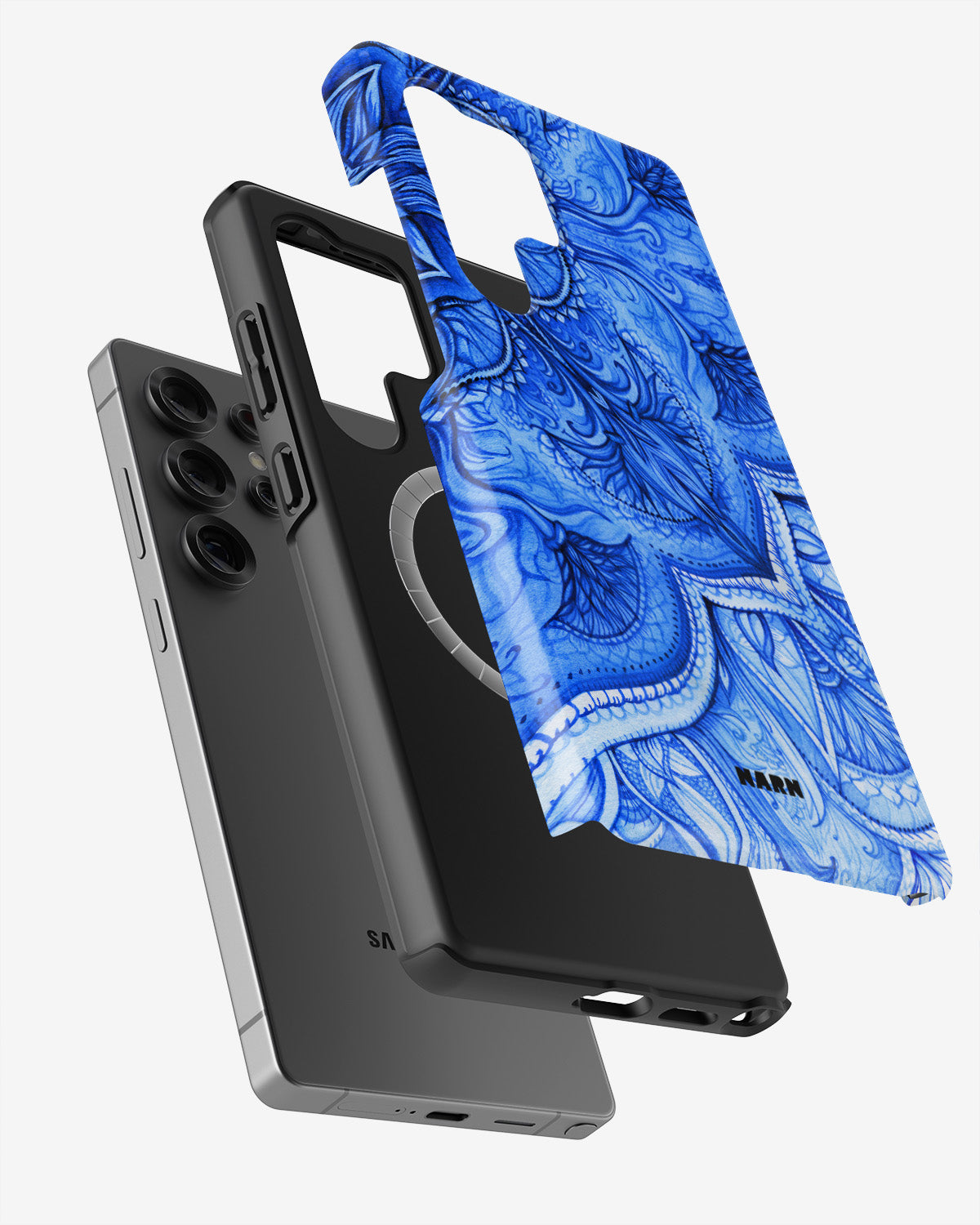 Samsung Galaxy S24 Ultra Tough Case – Blue Vintage - View 2