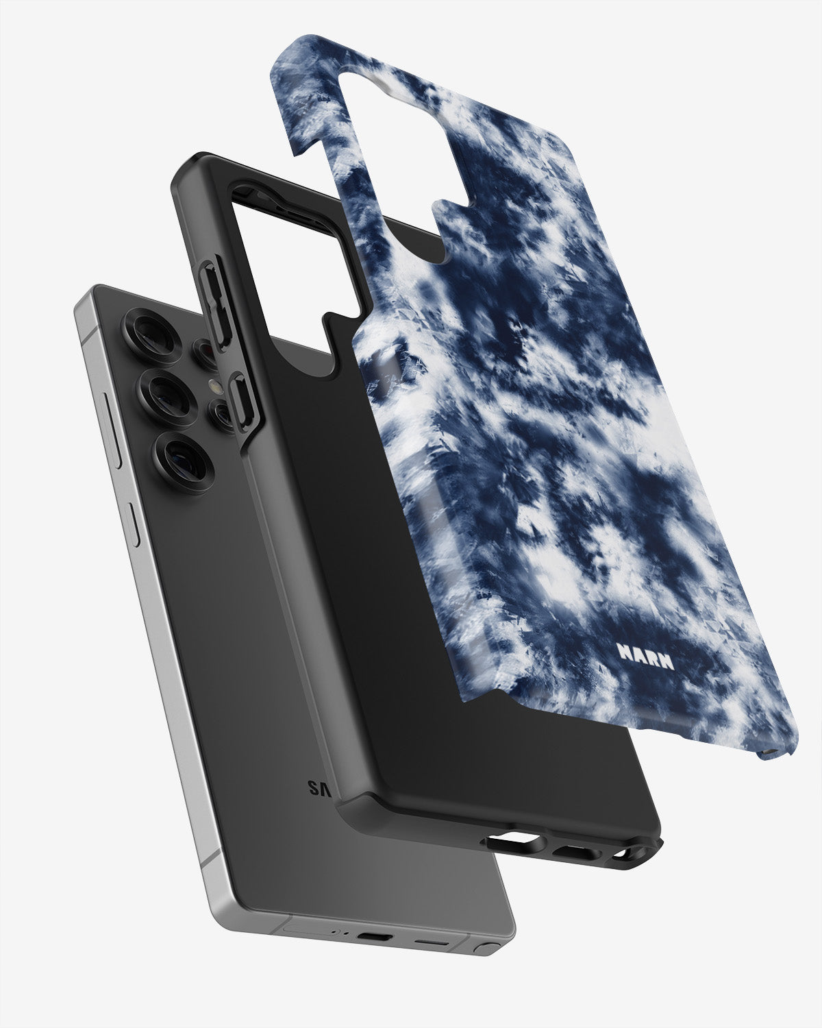 Samsung Galaxy S24 Ultra Tough Case – Tie Dye Blue - View 2