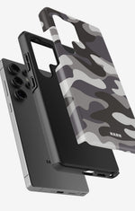 Samsung Galaxy S24 Ultra Tough Case – Grey Camo - View 2