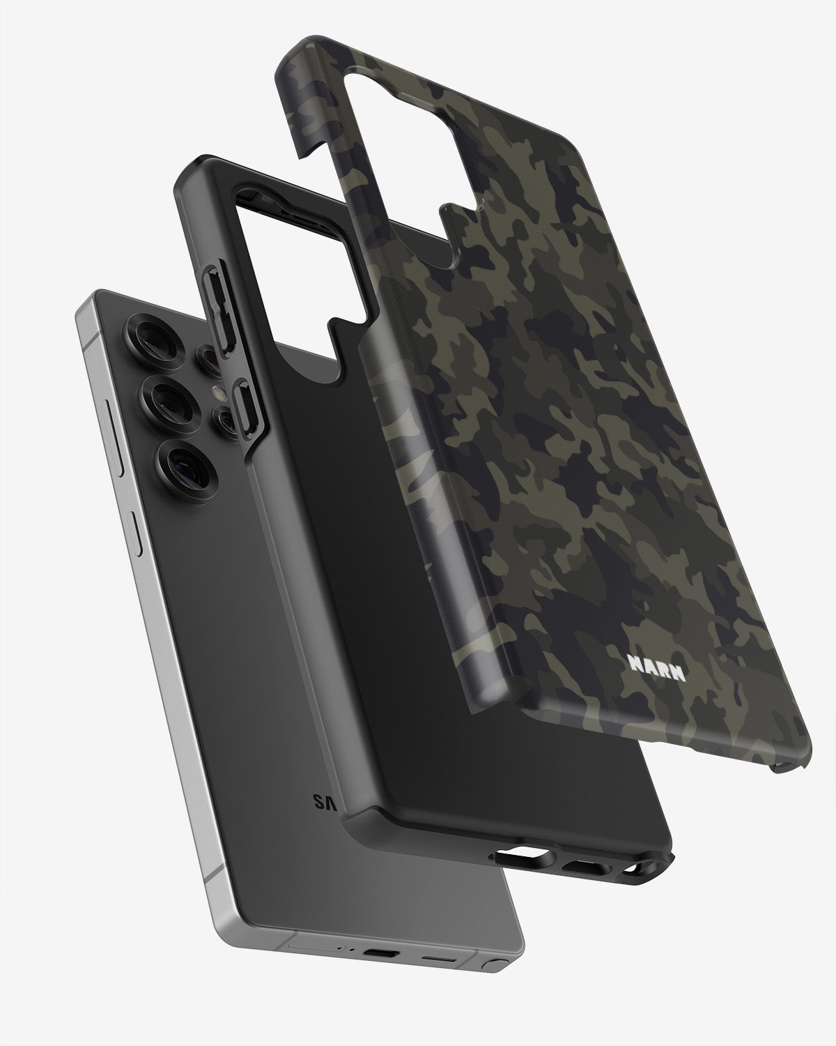 Samsung Galaxy S24 Ultra Tough Case – Jungle Green Camo - View 2
