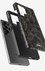 Samsung Galaxy S24 Ultra Tough Case – Jungle Green Camo - View 2