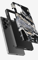 Samsung Galaxy S24 Ultra Tough Case – Dark Swirl - View 2