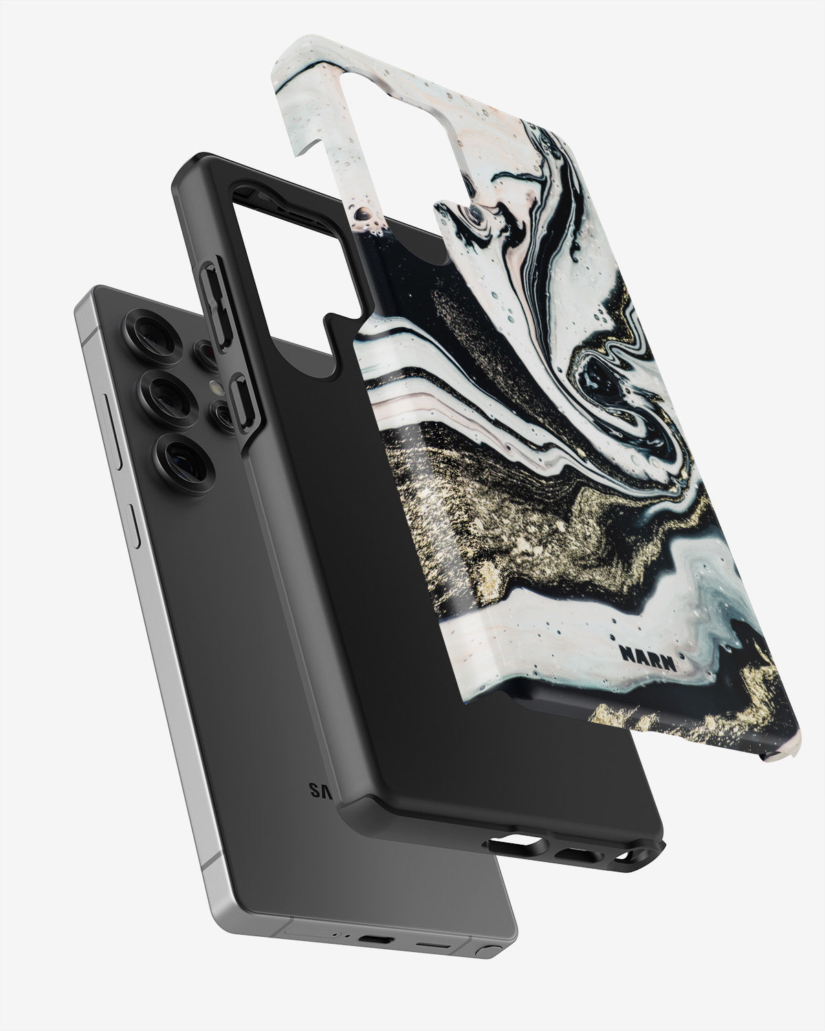Samsung Galaxy S24 Ultra Tough Case – Golden Swirl - View 2