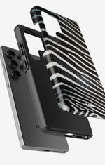 Samsung Galaxy S24 Ultra Tough Case – Zebra Stripe - View 2