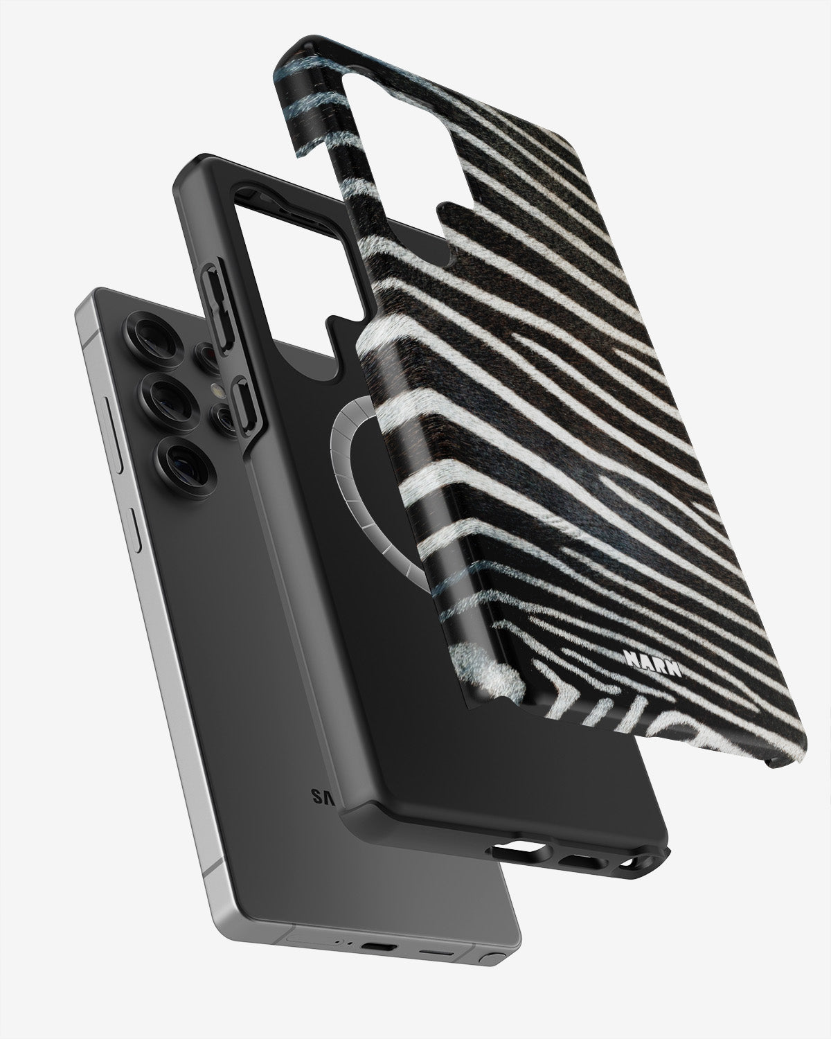 Samsung Galaxy S24 Ultra Tough Case – Zebra Stripe - View 2