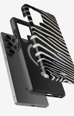 Samsung Galaxy S24 Ultra Tough Case – Zebra Stripe - View 2