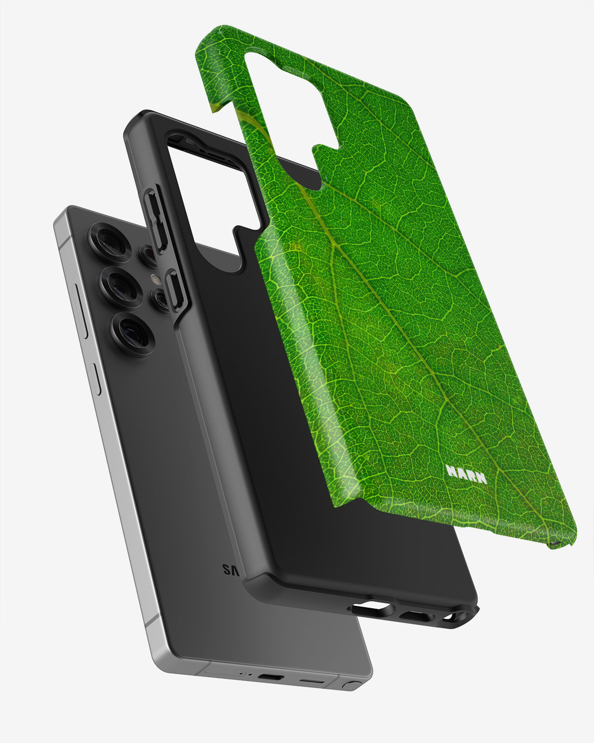 Samsung Galaxy S24 Ultra Tough Case – Green Leafy - View 2