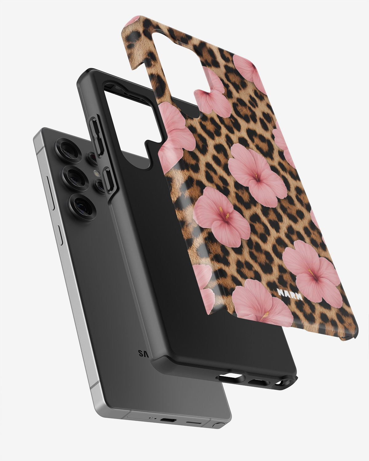 Samsung Galaxy S24 Ultra Tough Case – Leopard Flower - View 2