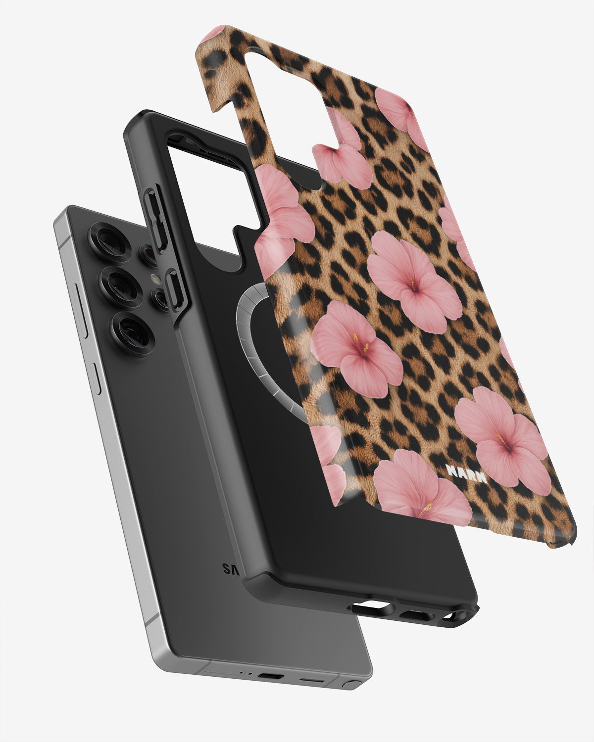 Samsung Galaxy S24 Ultra Tough Case – Leopard Flower - View 2