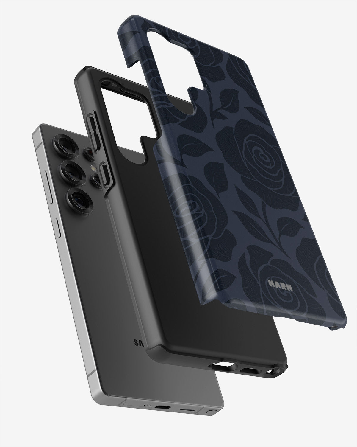 Samsung Galaxy S24 Ultra Tough Case – Midnight Rose - View 2