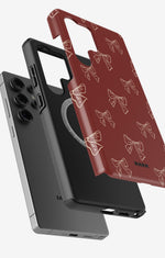 Samsung Galaxy S24 Ultra Tough Case – Cherry Bows - View 2
