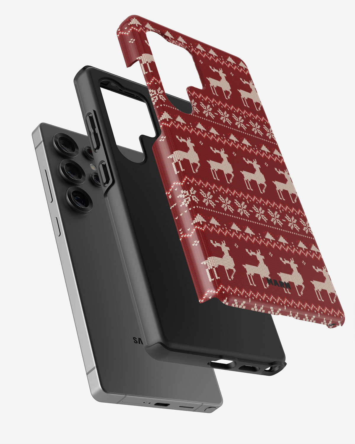 Samsung Galaxy S24 Ultra Tough Case – Reindeer Knit - View 2