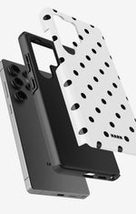 Samsung Galaxy S24 Ultra Tough Case – Mono Dots - View 2