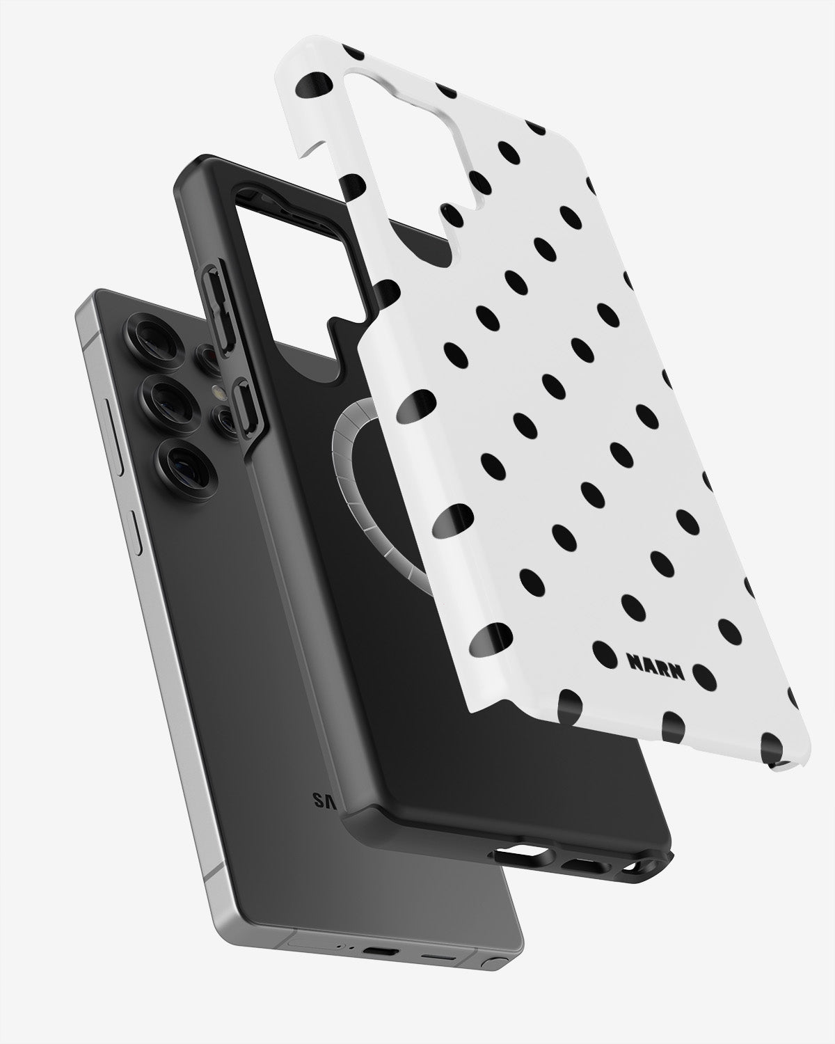 Samsung Galaxy S24 Ultra Tough Case – Mono Dots - View 2