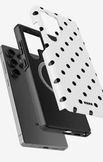 Samsung Galaxy S24 Ultra Tough Case – Mono Dots - View 2