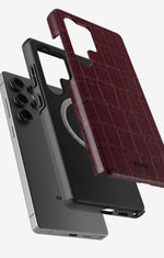 Samsung Galaxy S24 Ultra Tough Case – Rouge Croc - View 2