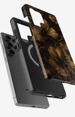 Samsung Galaxy S24 Ultra Tough Case – Bloom Noir - View 2