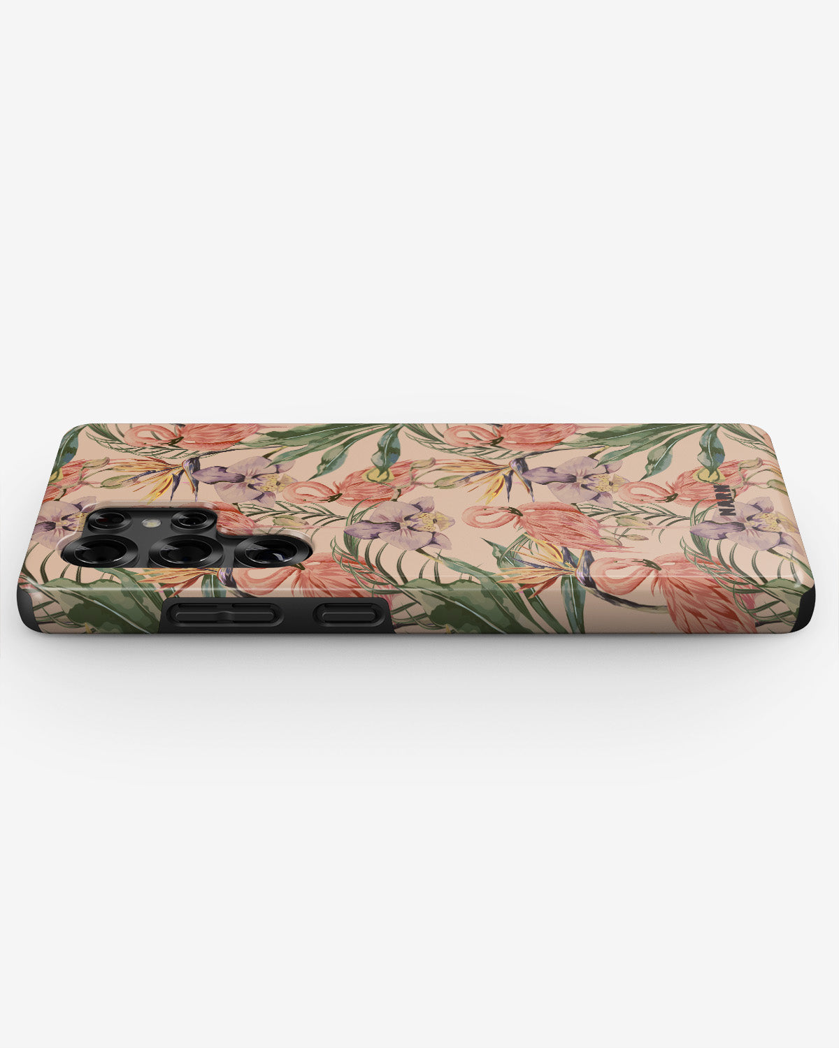 Samsung Galaxy S24 Ultra Tough Case – Flamingos & Flowers - View 3