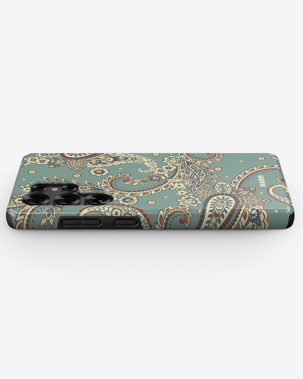 Samsung Galaxy S24 Ultra Tough Case – Paisley Green - View 3