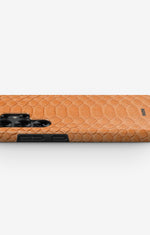 Samsung Galaxy S24 Ultra Tough Case – Orange Snake - View 3
