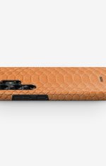 Samsung Galaxy S24 Ultra Tough Case – Orange Snake - View 3
