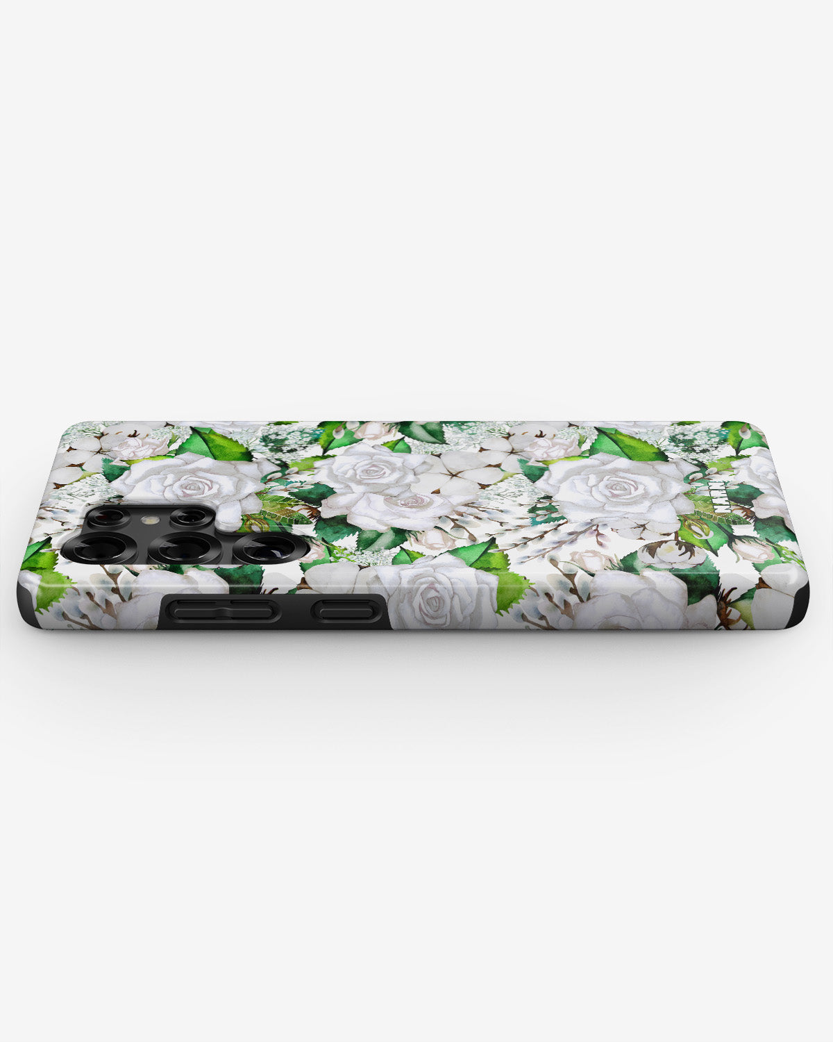 Samsung Galaxy S24 Ultra Tough Case – White Bloom - View 3