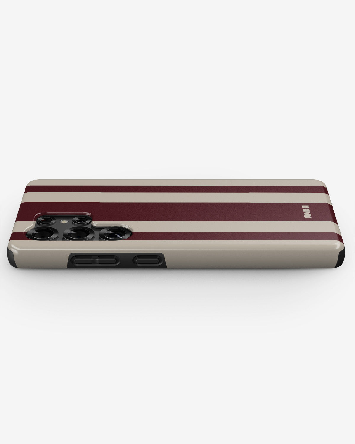 Samsung Galaxy S24 Ultra Tough Case – Bordeaux Stripe - View 3