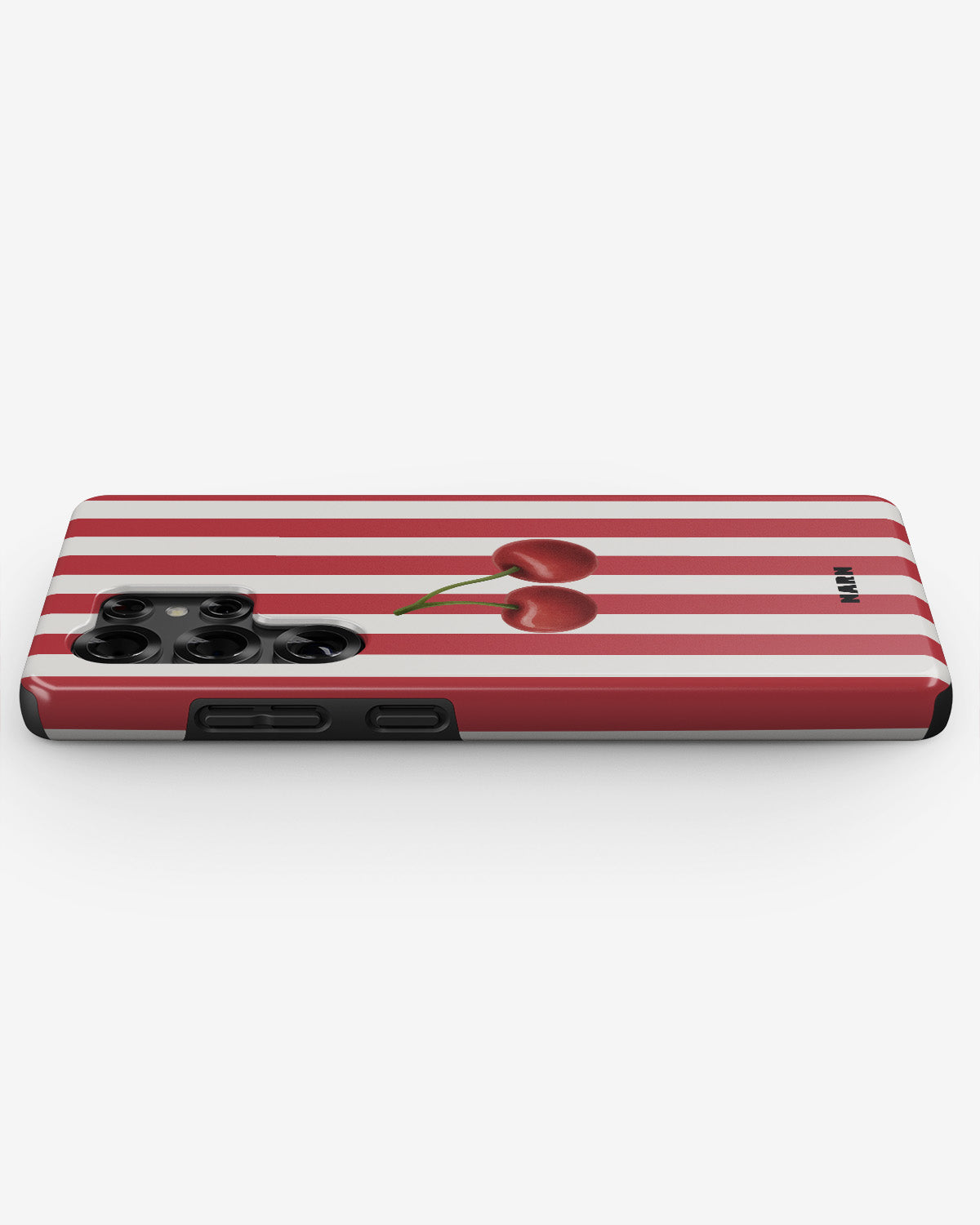 Samsung Galaxy S24 Ultra Tough Case – Cherry Stripes - View 3