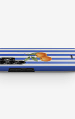 Samsung Galaxy S24 Ultra Tough Case – Orange Stripes - View 3