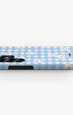Samsung Galaxy S24 Ultra Tough Case – Blue Daisies - View 3
