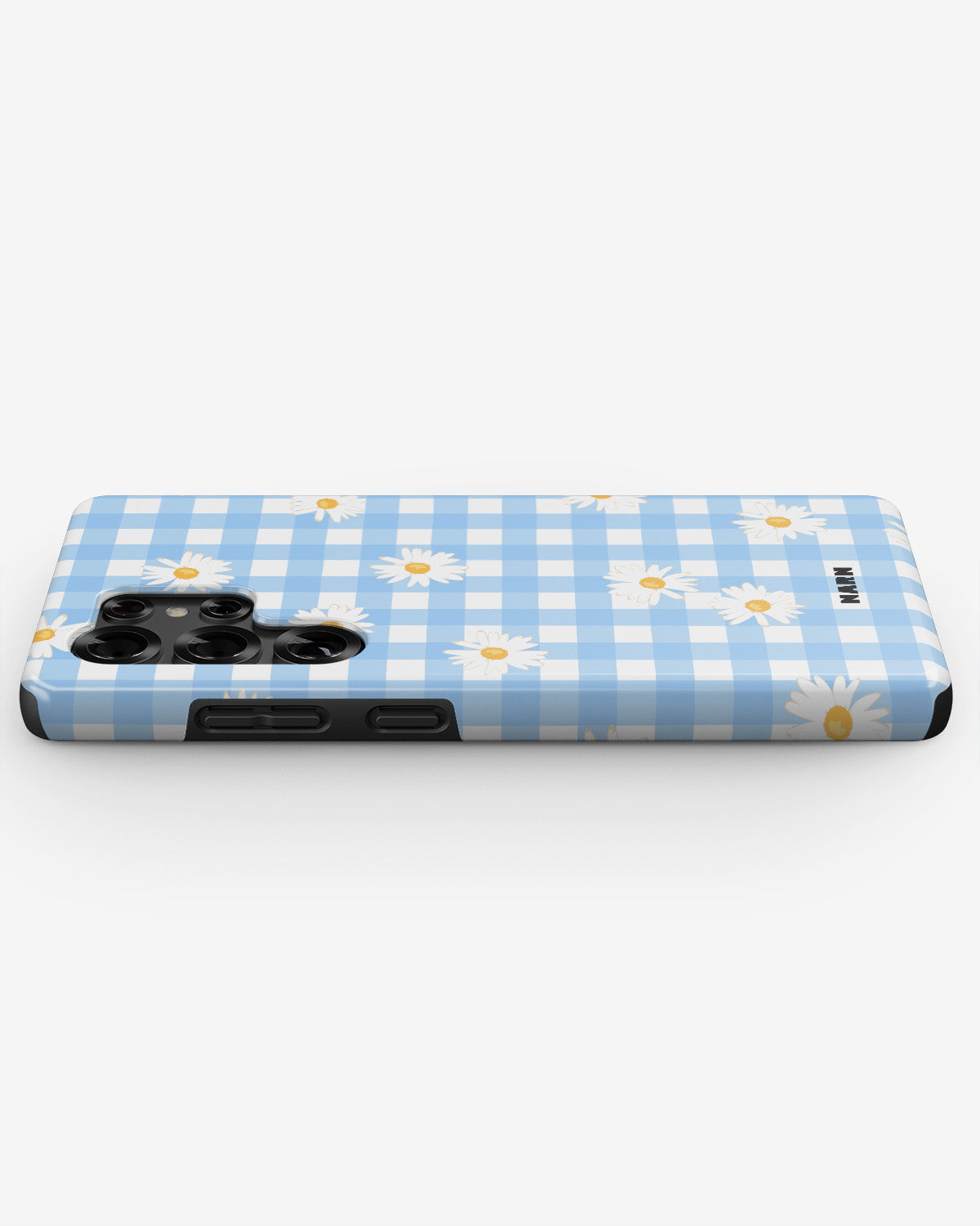 Samsung Galaxy S24 Ultra Tough Case – Blue Daisies - View 3