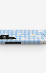 Samsung Galaxy S24 Ultra Tough Case – Blue Daisies - View 3