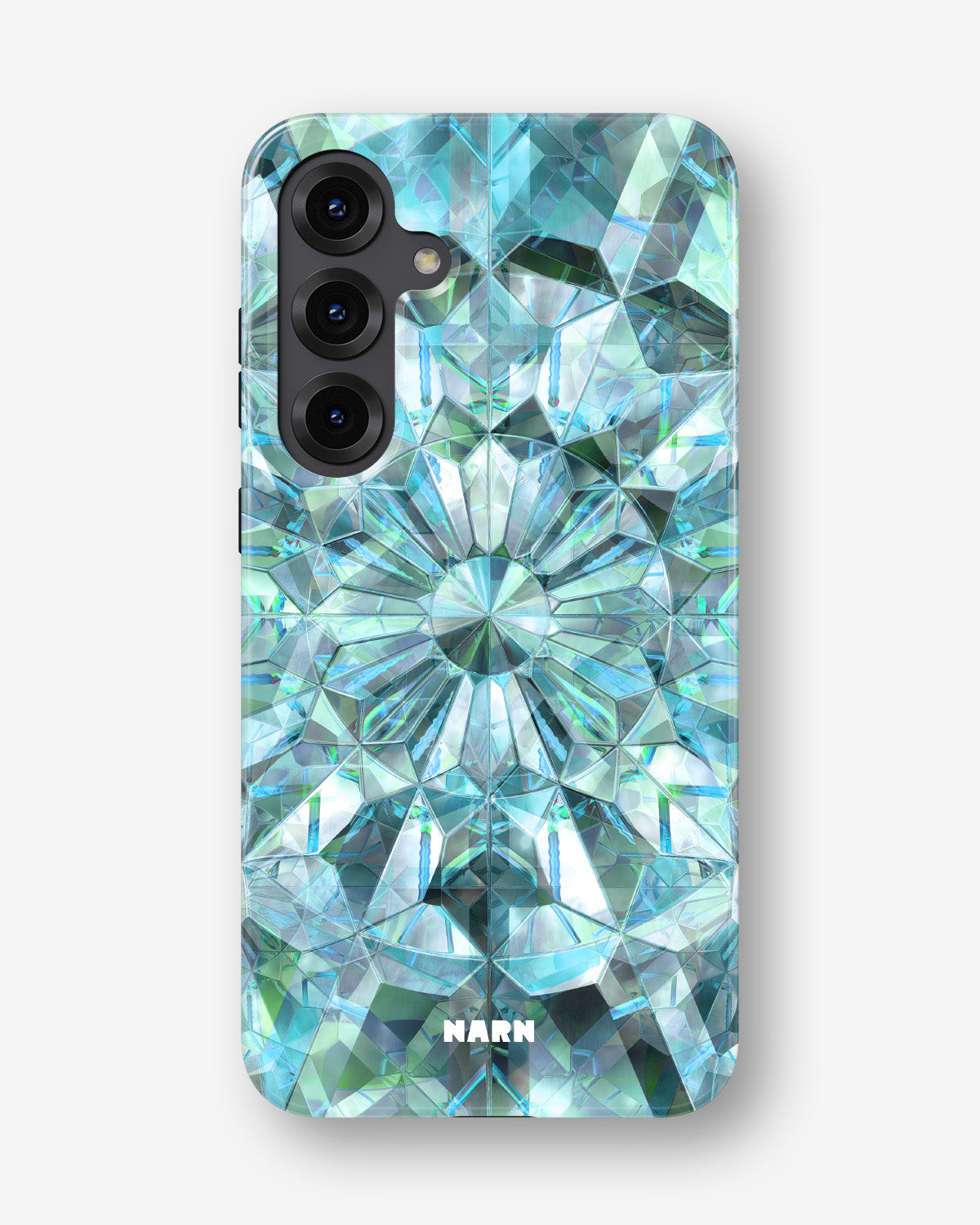 Samsung Galaxy S24 Plus Tough Case – Green Crystals - View 1