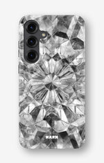 Samsung Galaxy S24 Plus Tough Case – Grey Crystals - View 1