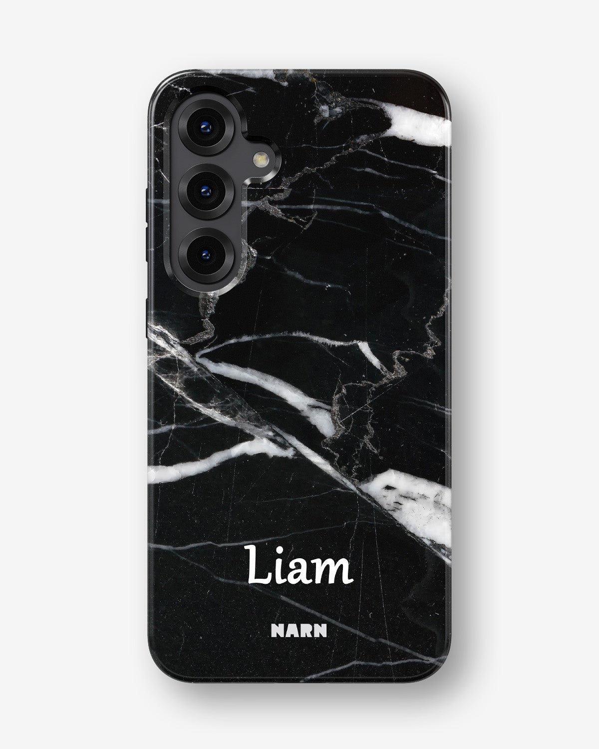 Samsung Galaxy S24 Plus Tough Case – Custom - Black Marble - View 1