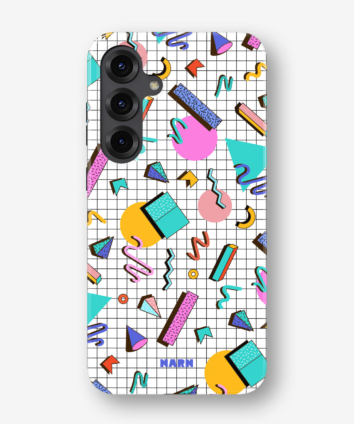 Samsung Galaxy S24 Plus Tough Case – 80s Memphis - View 1